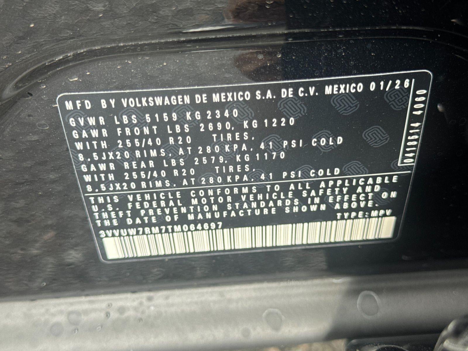 2026 Volkswagen Tiguan SEL R-Line Turbo