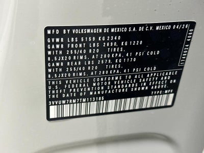 2026 Volkswagen Tiguan SEL R-Line