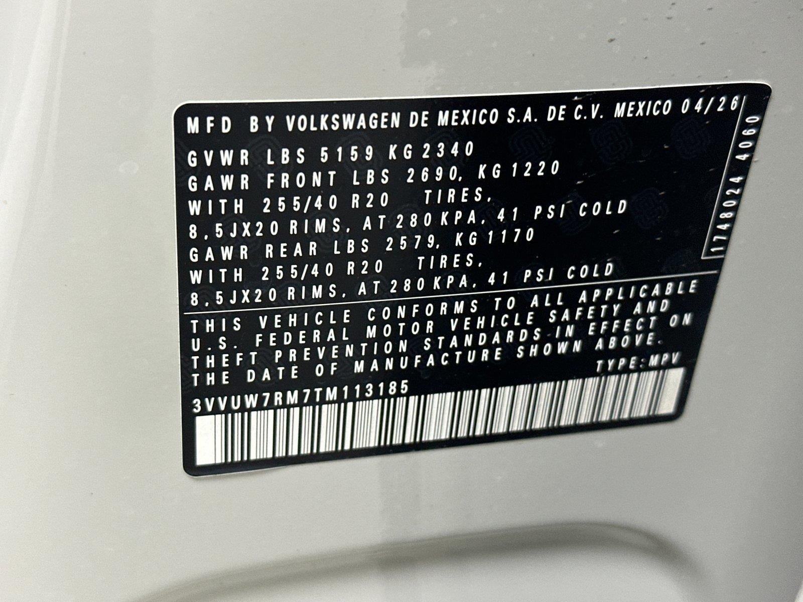 2026 Volkswagen Tiguan SEL R-Line