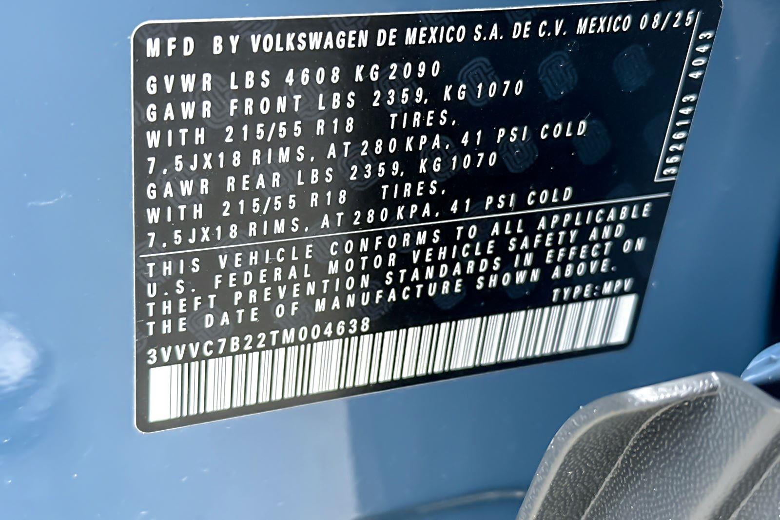 2026 Volkswagen Taos SE