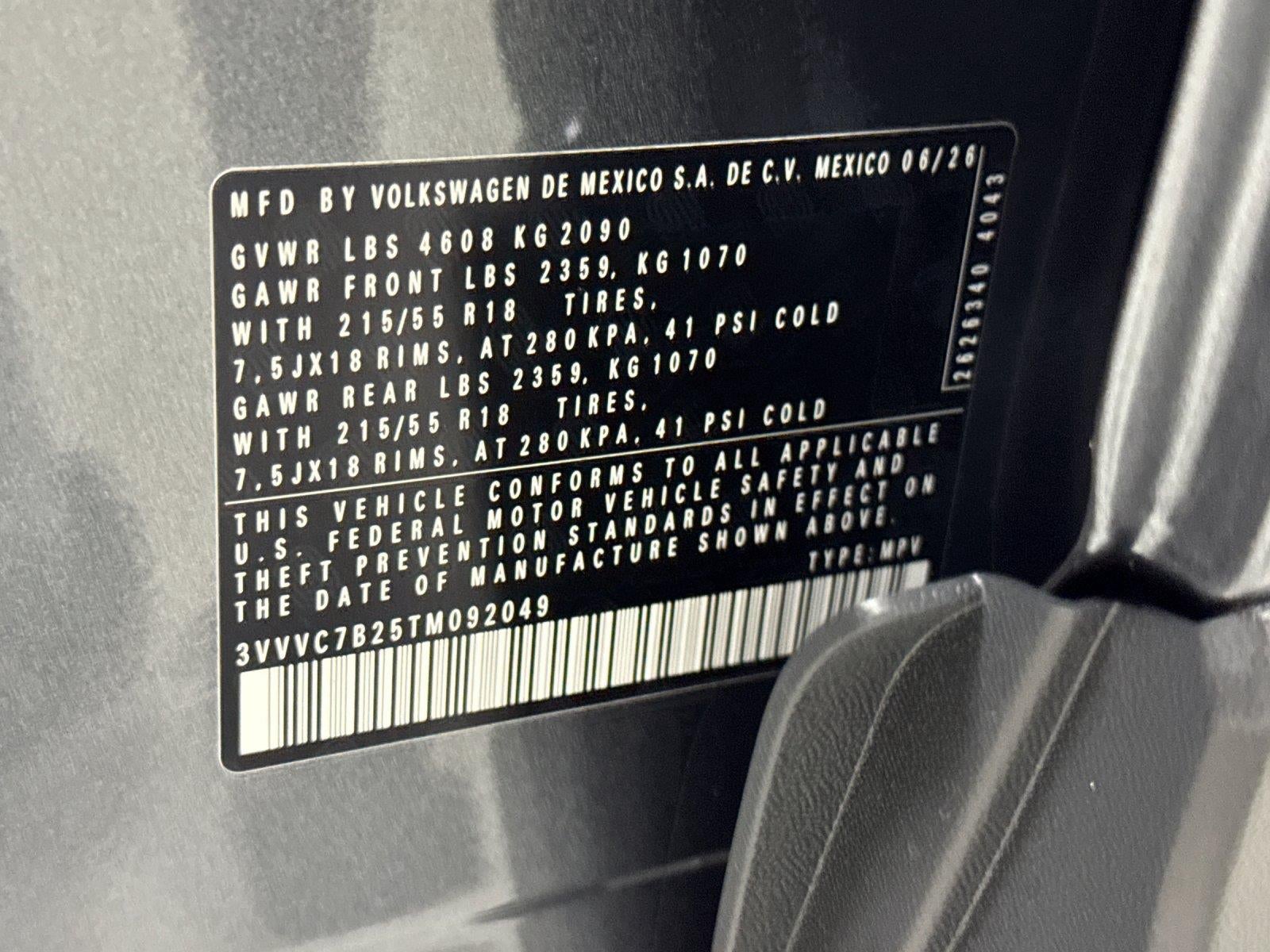 2026 Volkswagen Taos SE