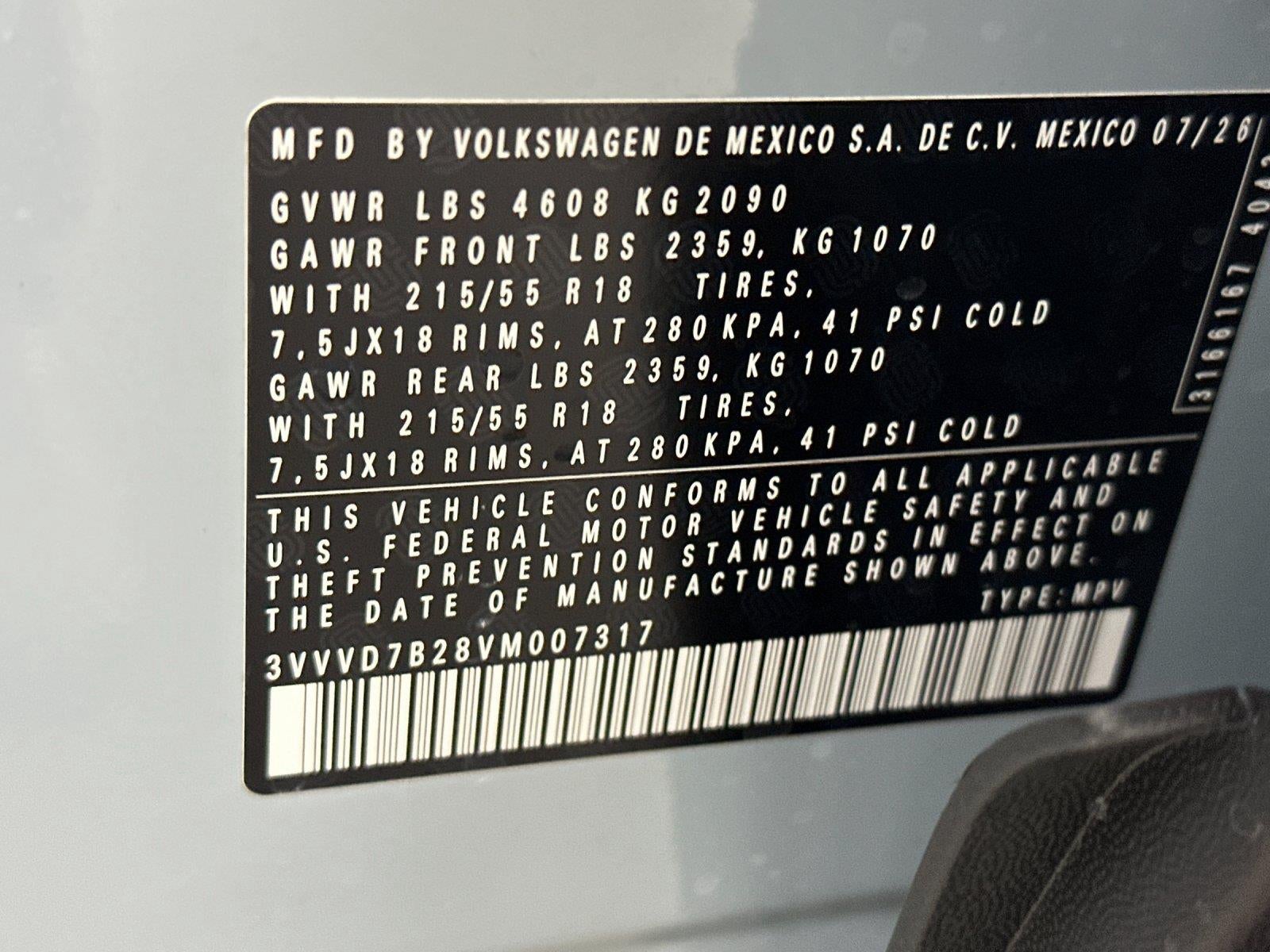 2027 Volkswagen Taos SE