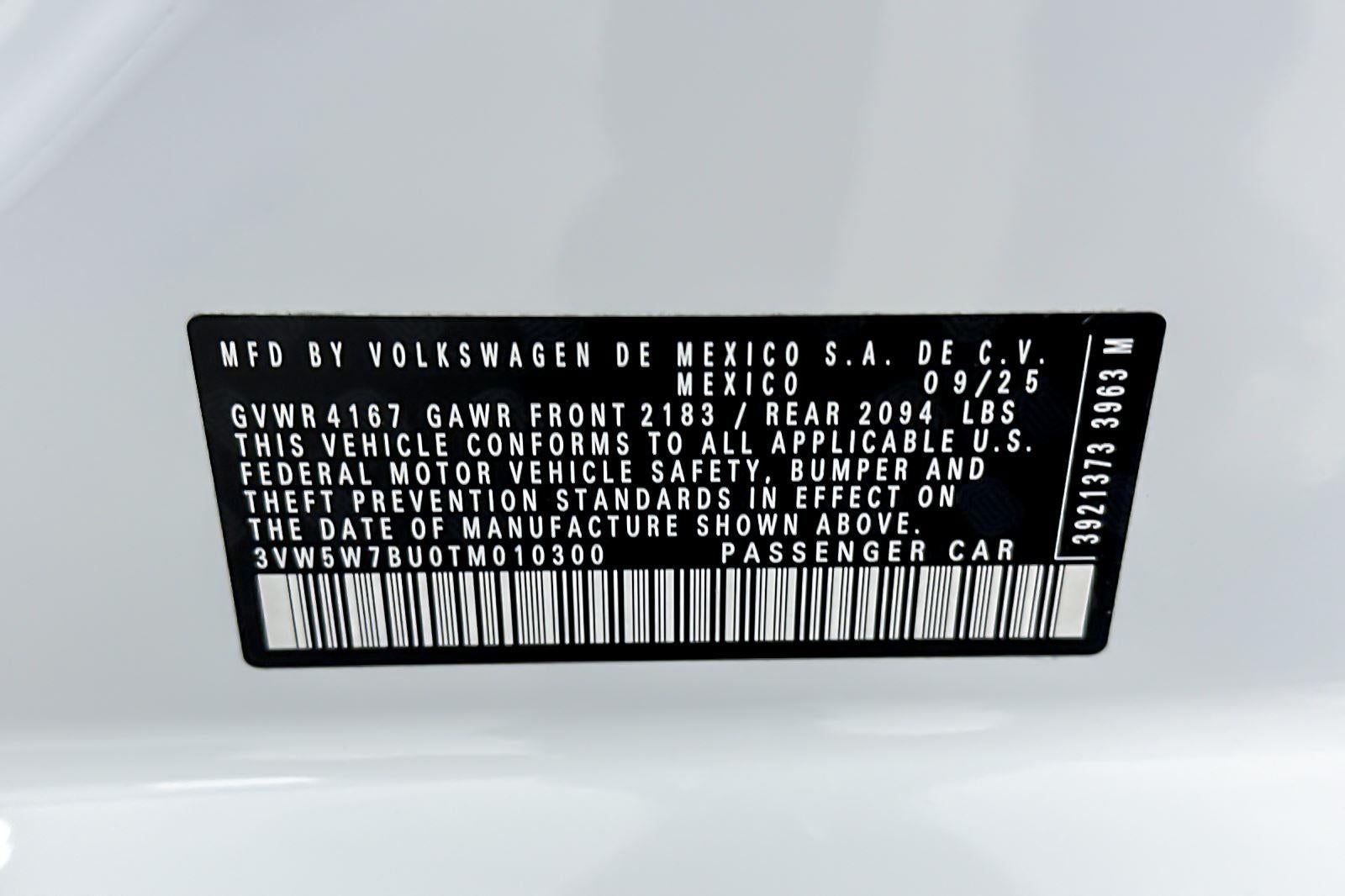 2026 Volkswagen Jetta S