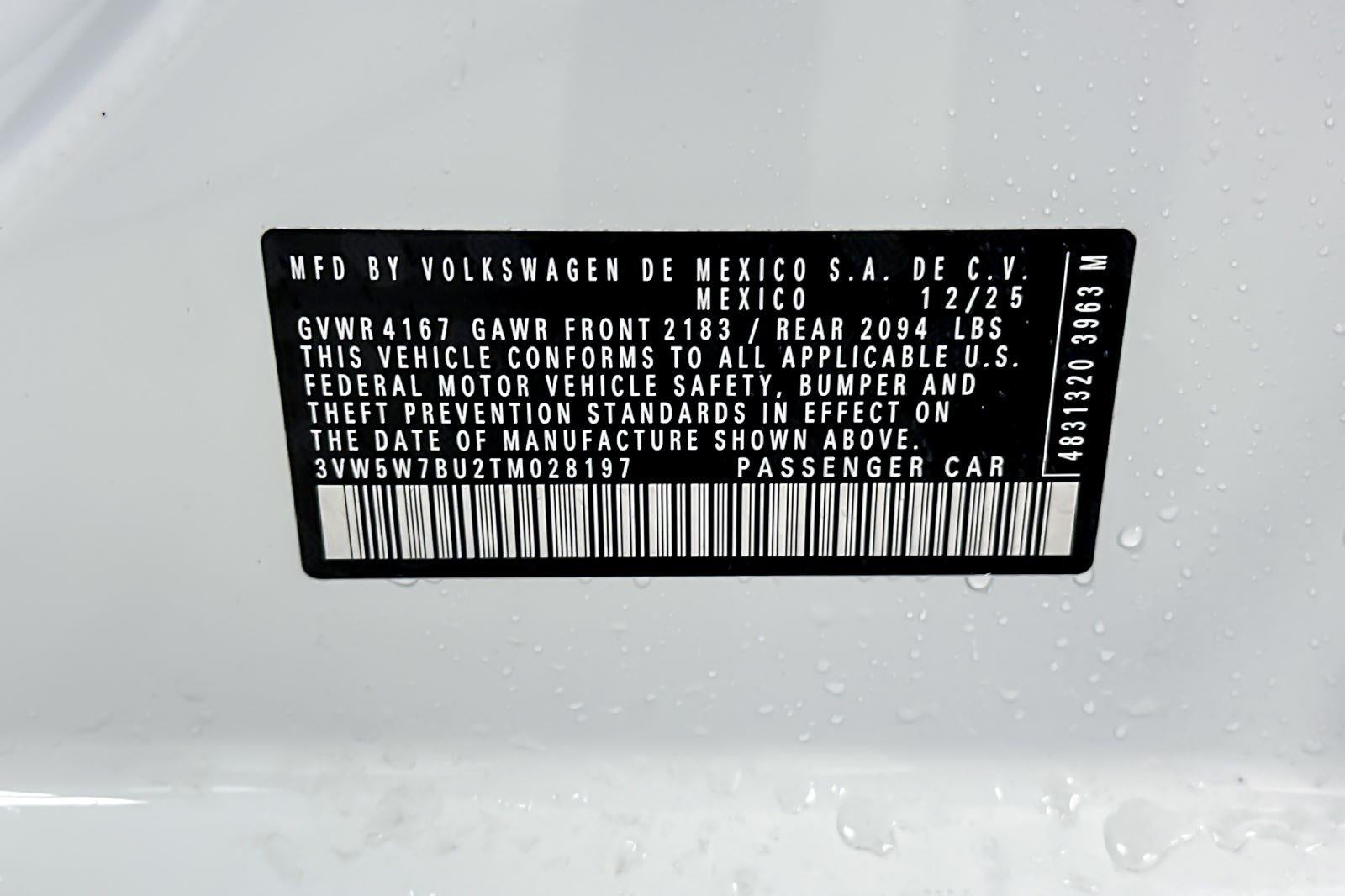 2026 Volkswagen Jetta S