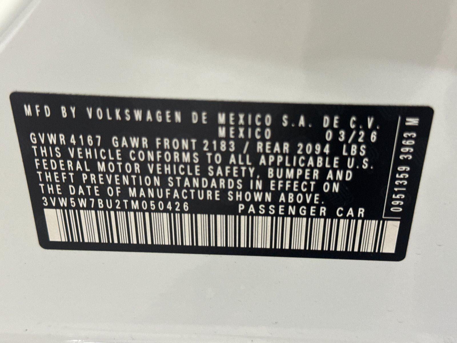 2026 Volkswagen Jetta S