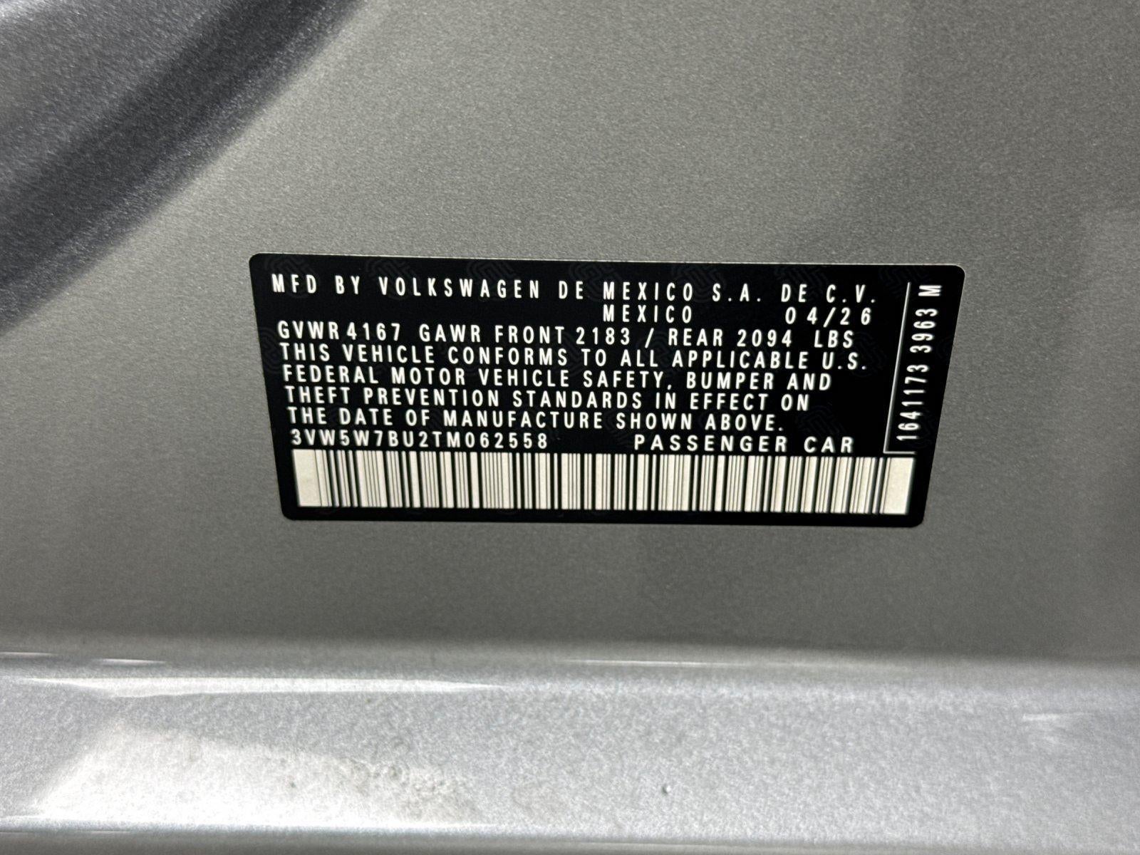 2026 Volkswagen Jetta S