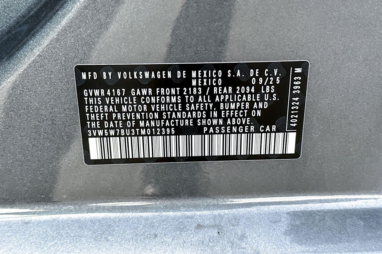 2026 Volkswagen Jetta S