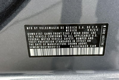 2026 Volkswagen Jetta S