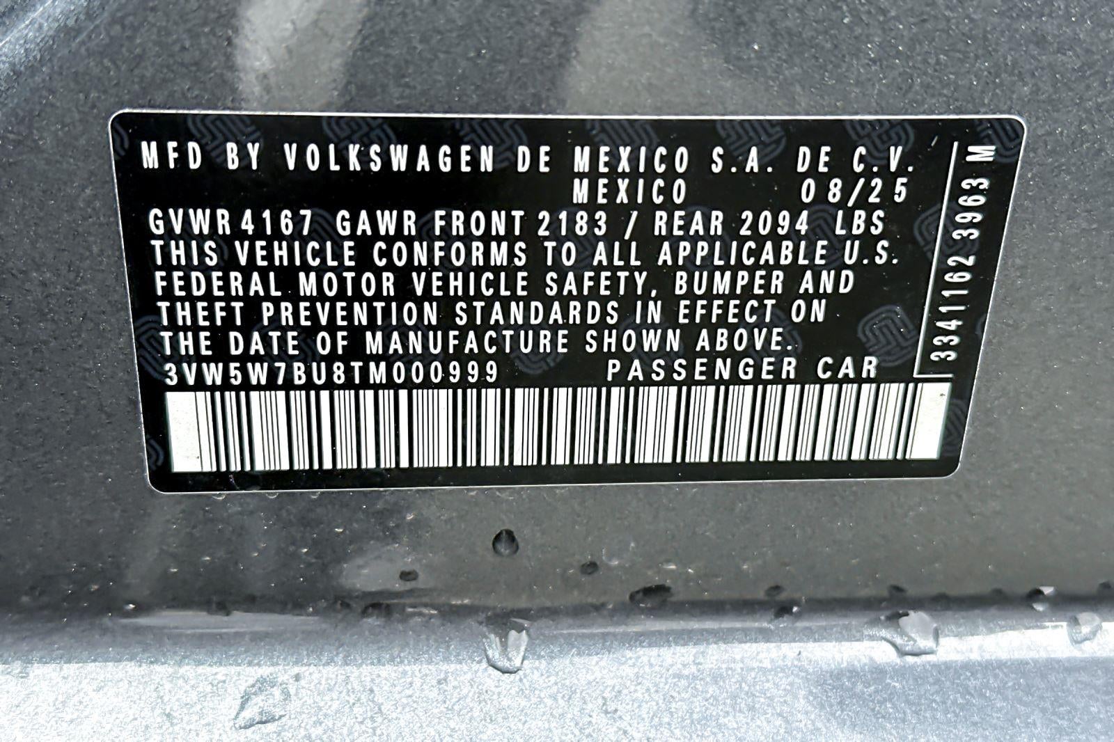 2026 Volkswagen Jetta S