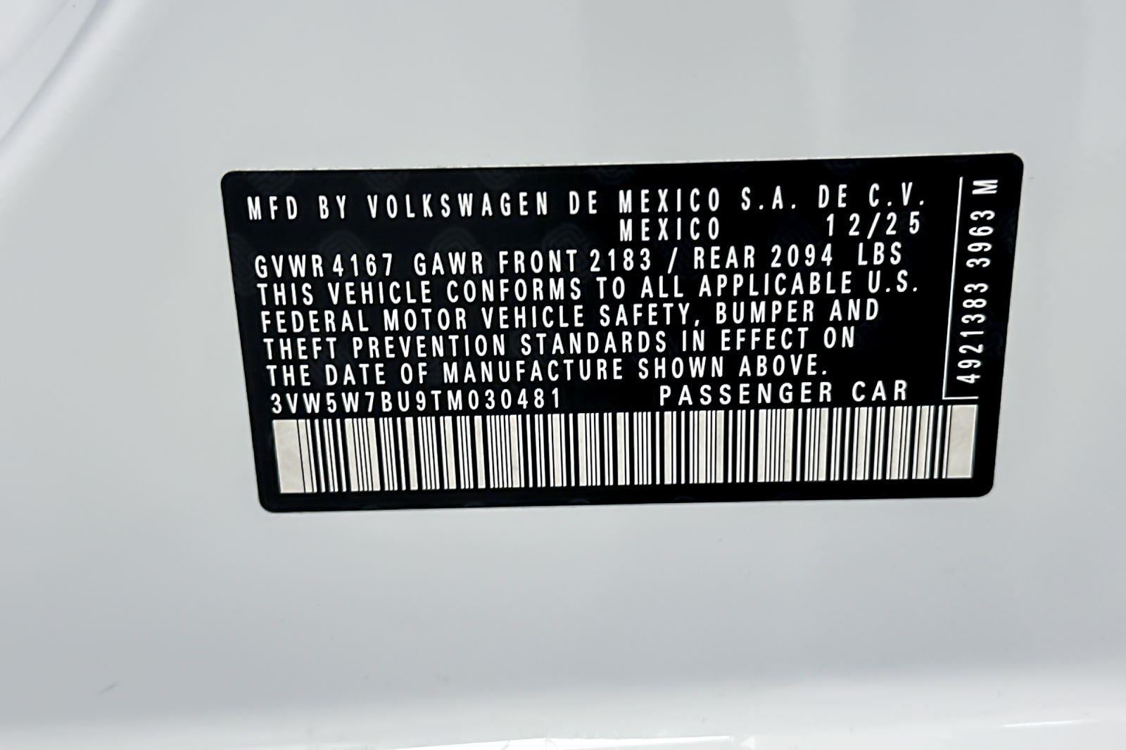 2026 Volkswagen Jetta S