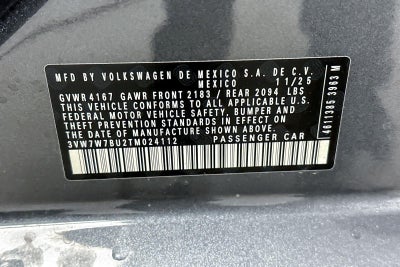 2026 Volkswagen Jetta SE