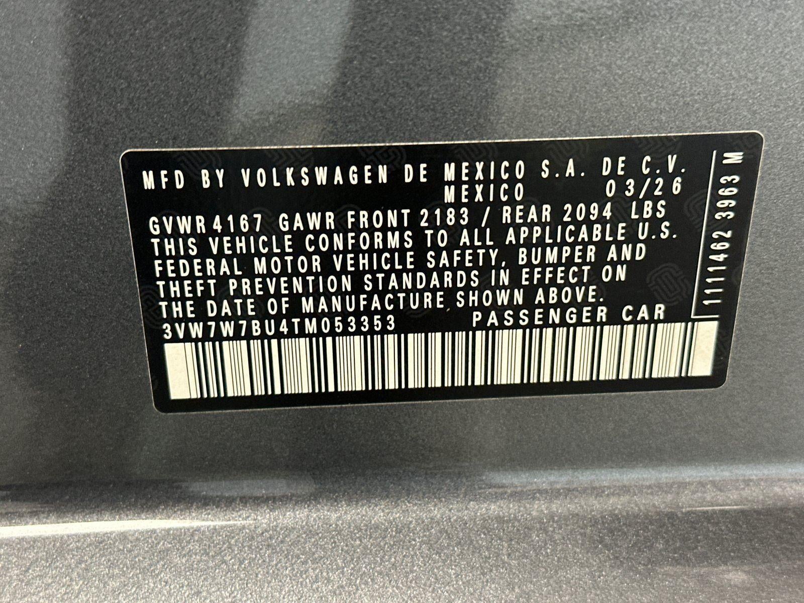 2026 Volkswagen Jetta SE