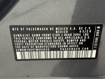 2026 Volkswagen Jetta Sport