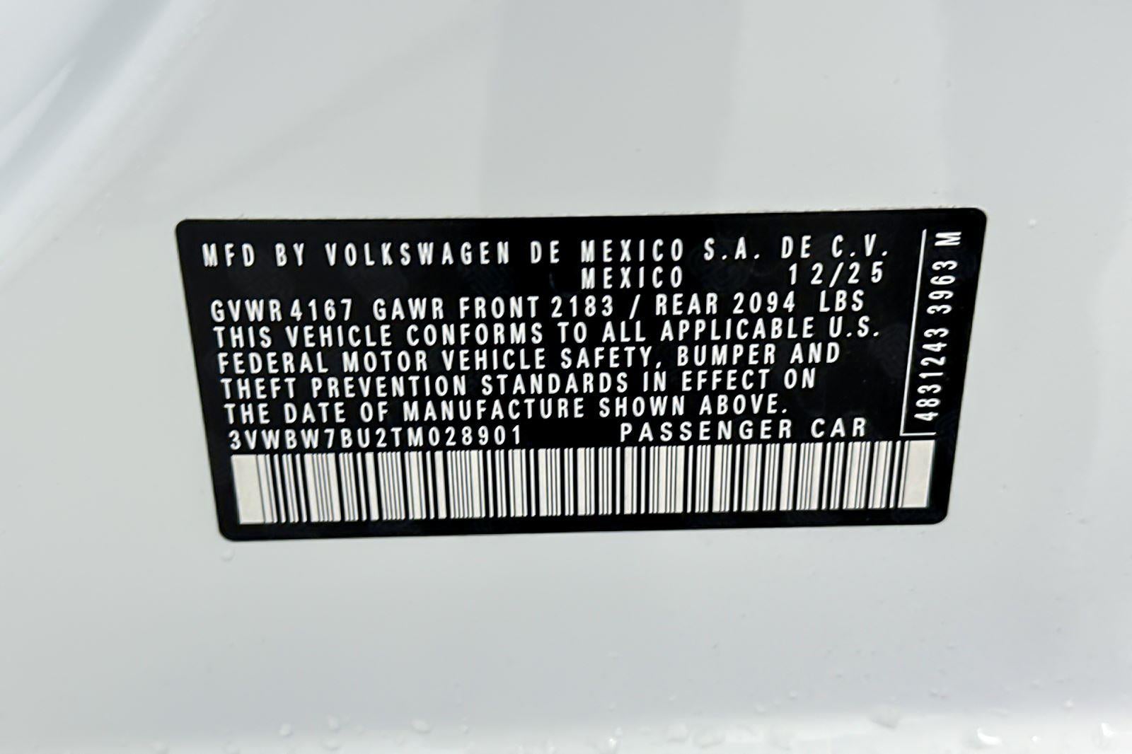 2026 Volkswagen Jetta Sport