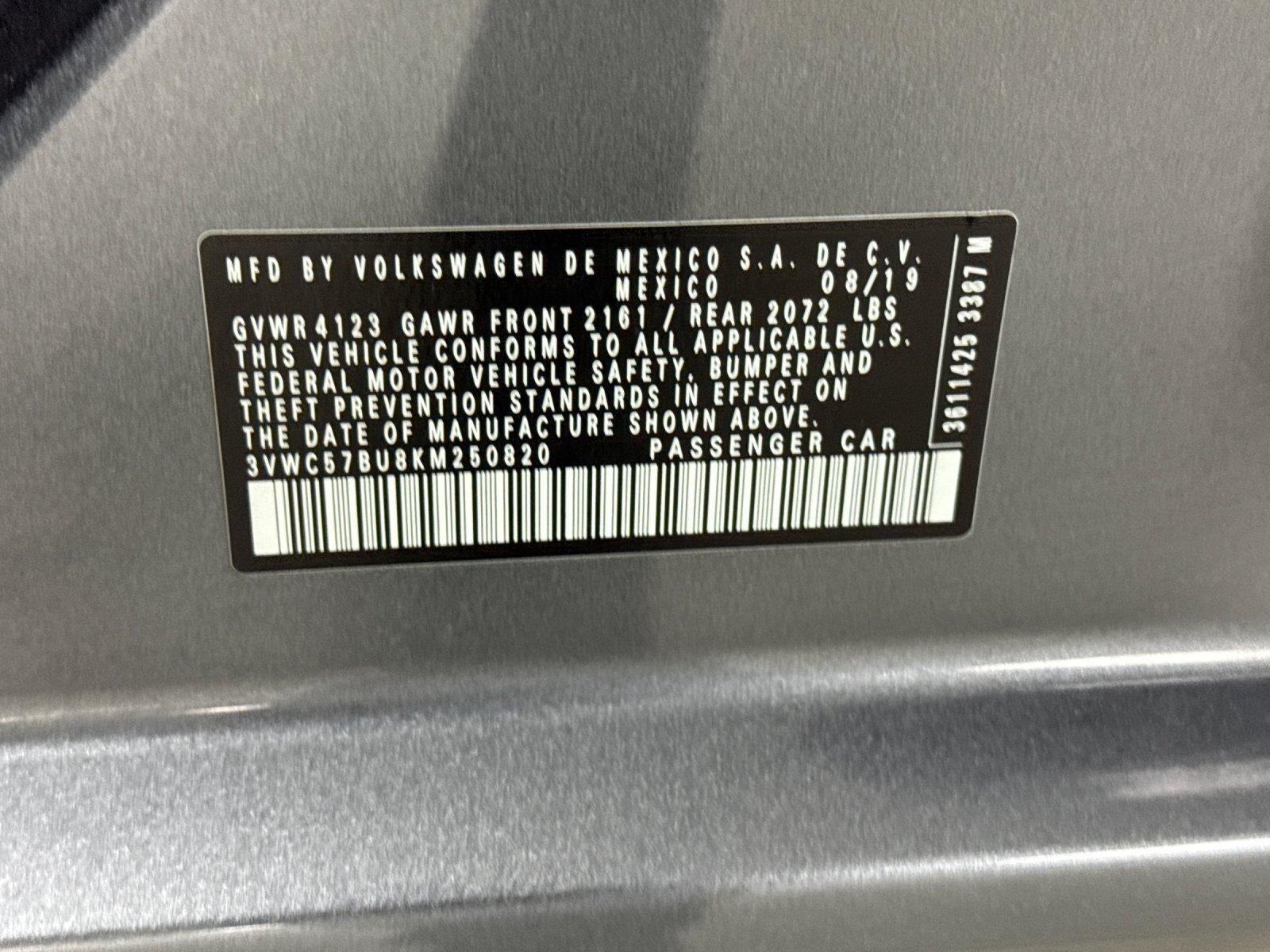 2019 Volkswagen Jetta SE