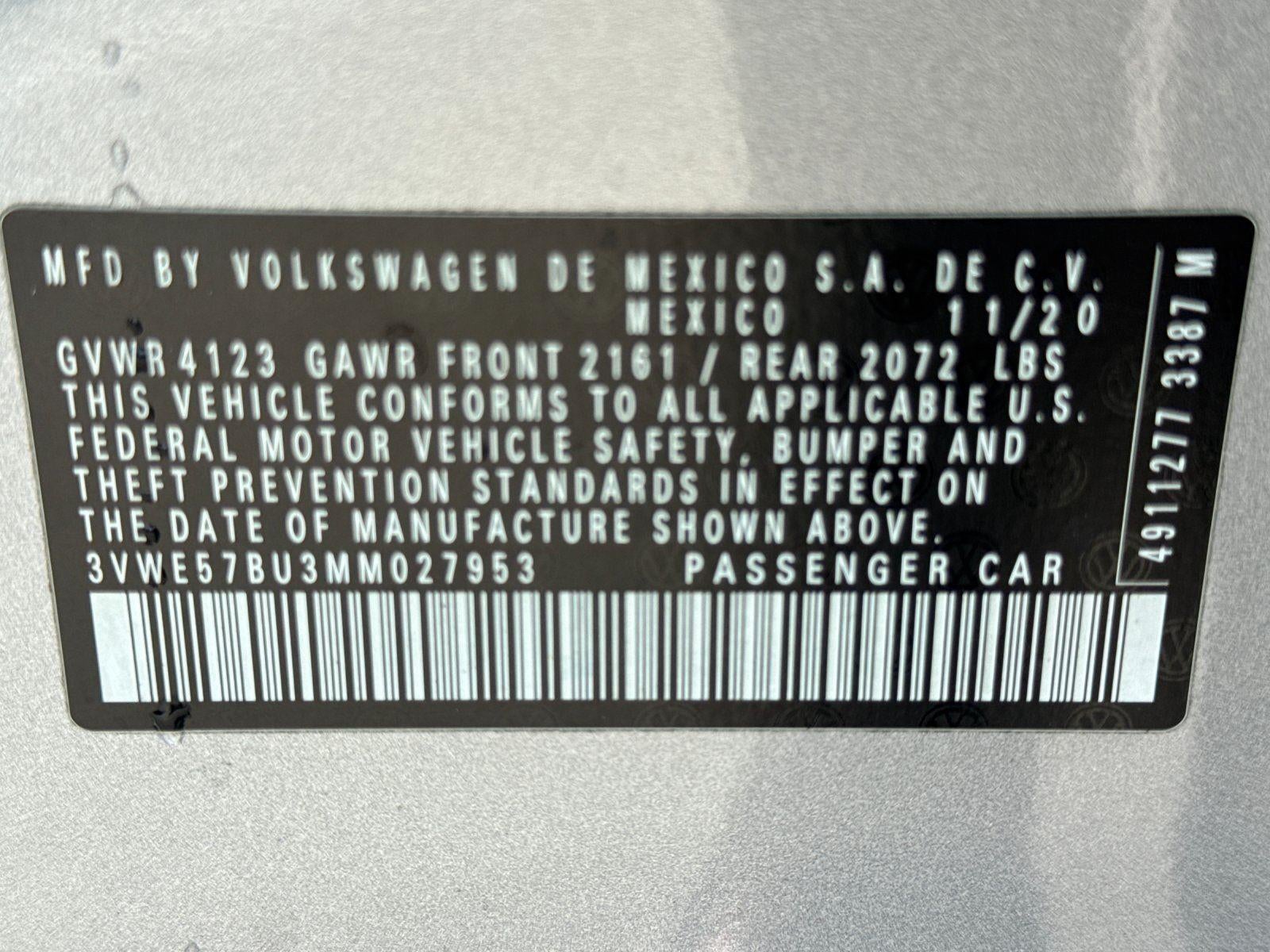 2021 Volkswagen Jetta SEL