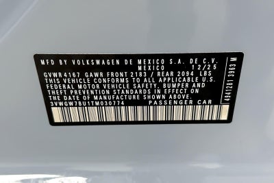 2026 Volkswagen Jetta SEL