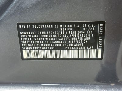 2026 Volkswagen Jetta SEL