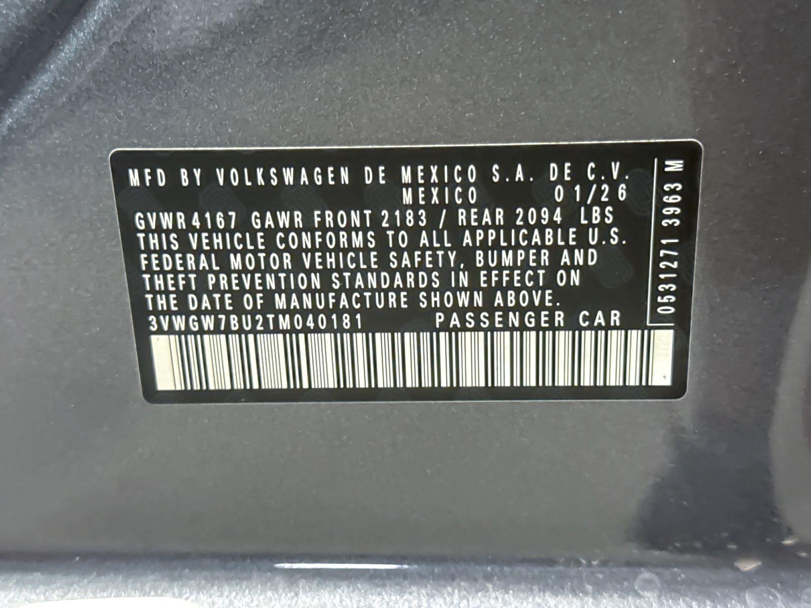 2026 Volkswagen Jetta SEL