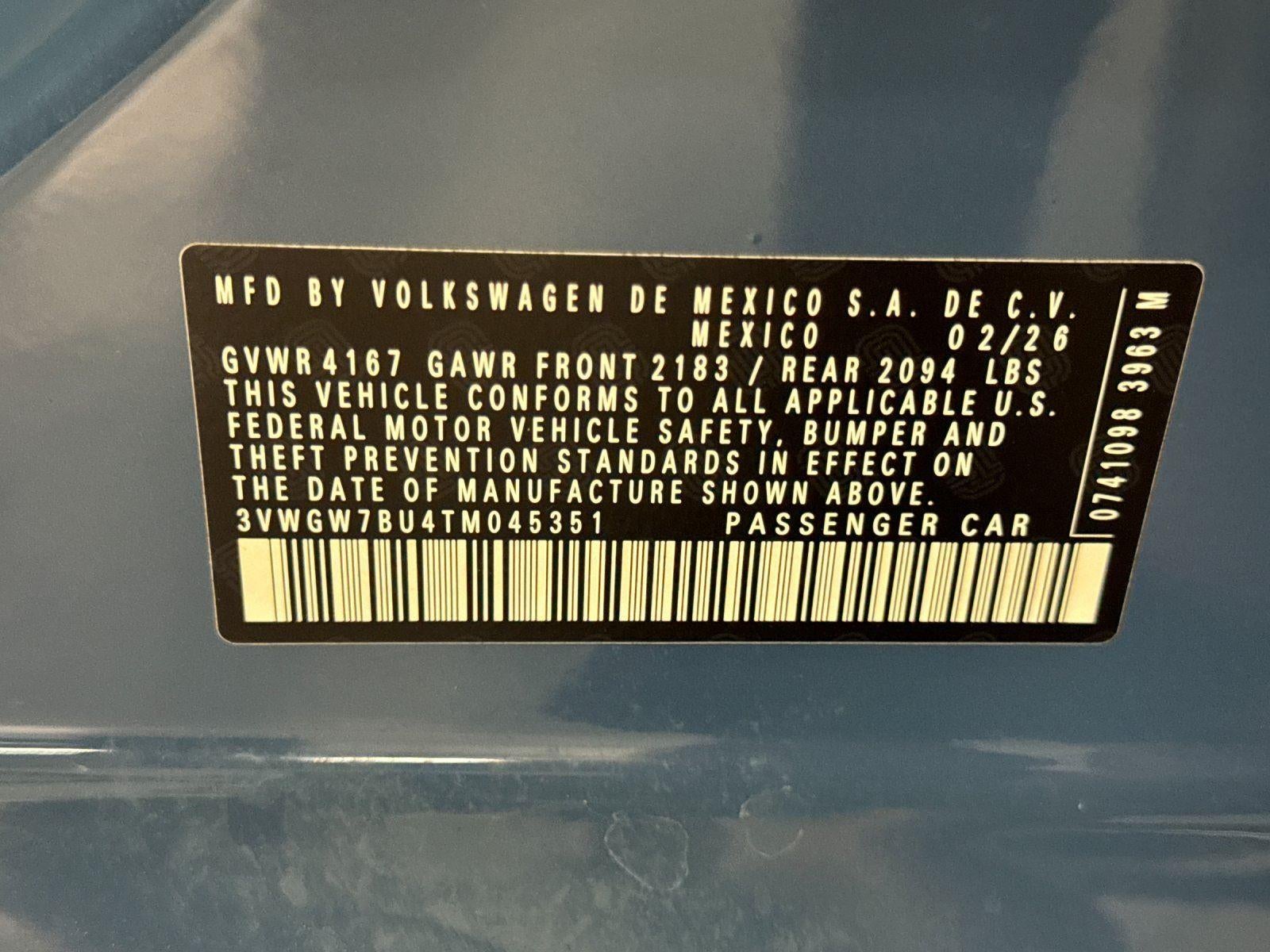 2026 Volkswagen Jetta SEL