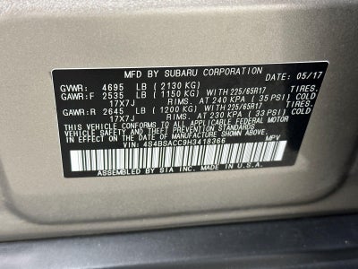 2017 Subaru Outback Premium