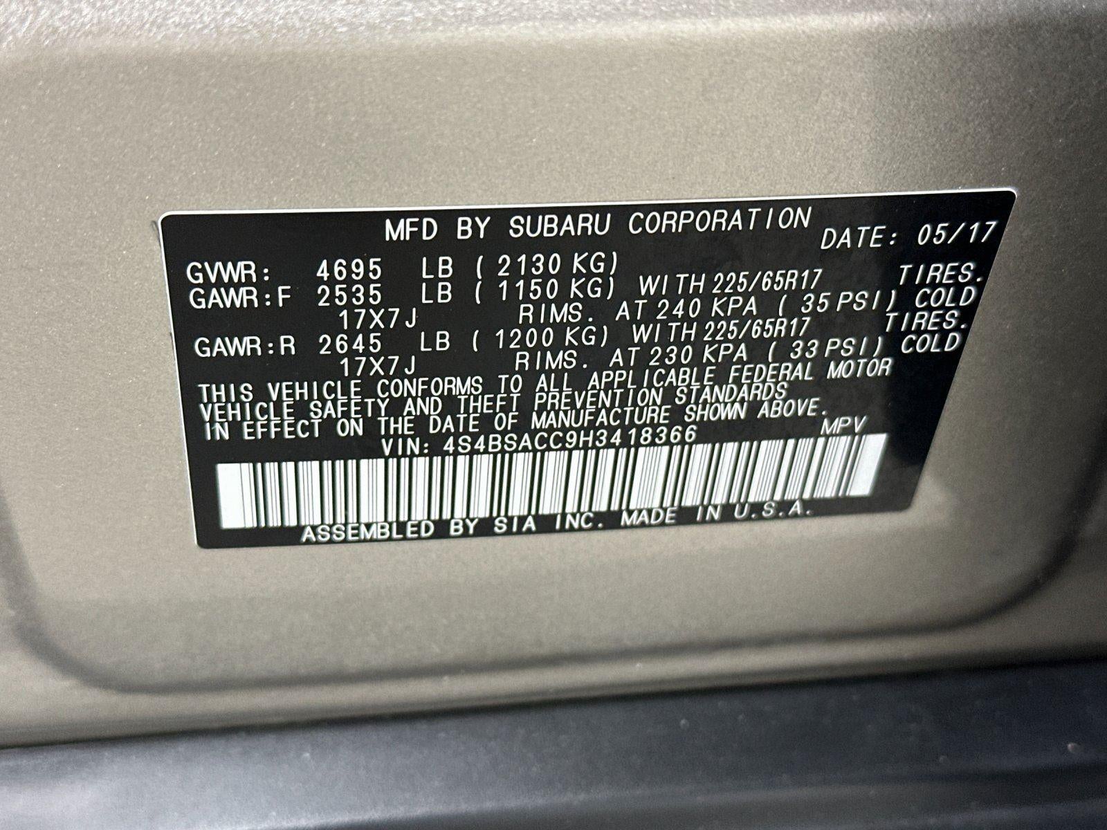 2017 Subaru Outback Premium