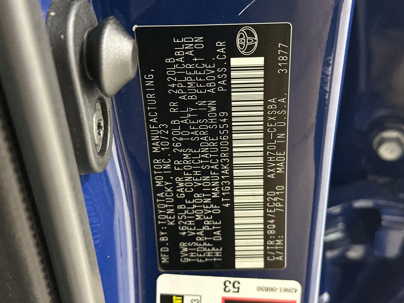 2024 Toyota Camry Hybrid SE Nightshade