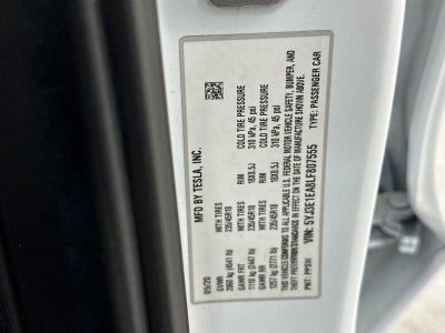 2020 Tesla Model 3 Standard Range Plus