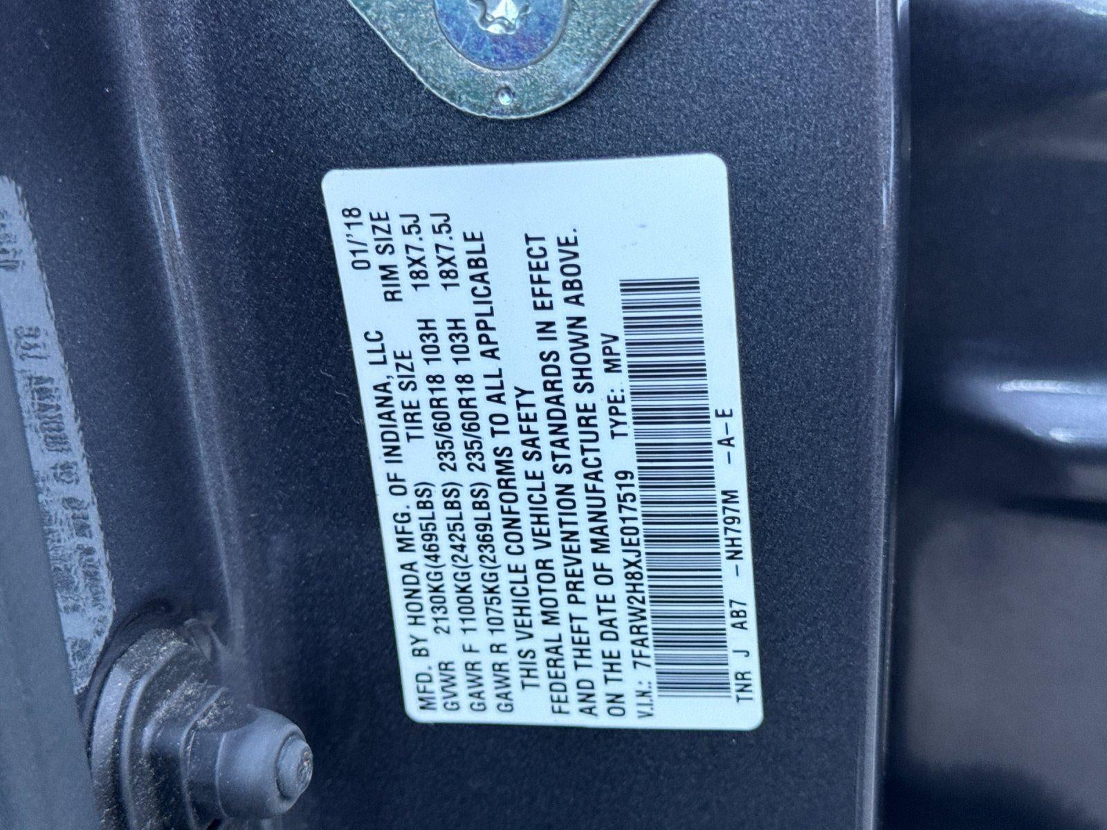 2018 Honda CR-V EX-L