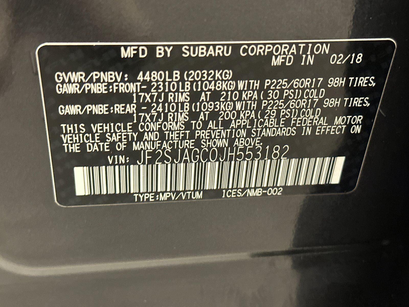 2018 Subaru Forester Premium
