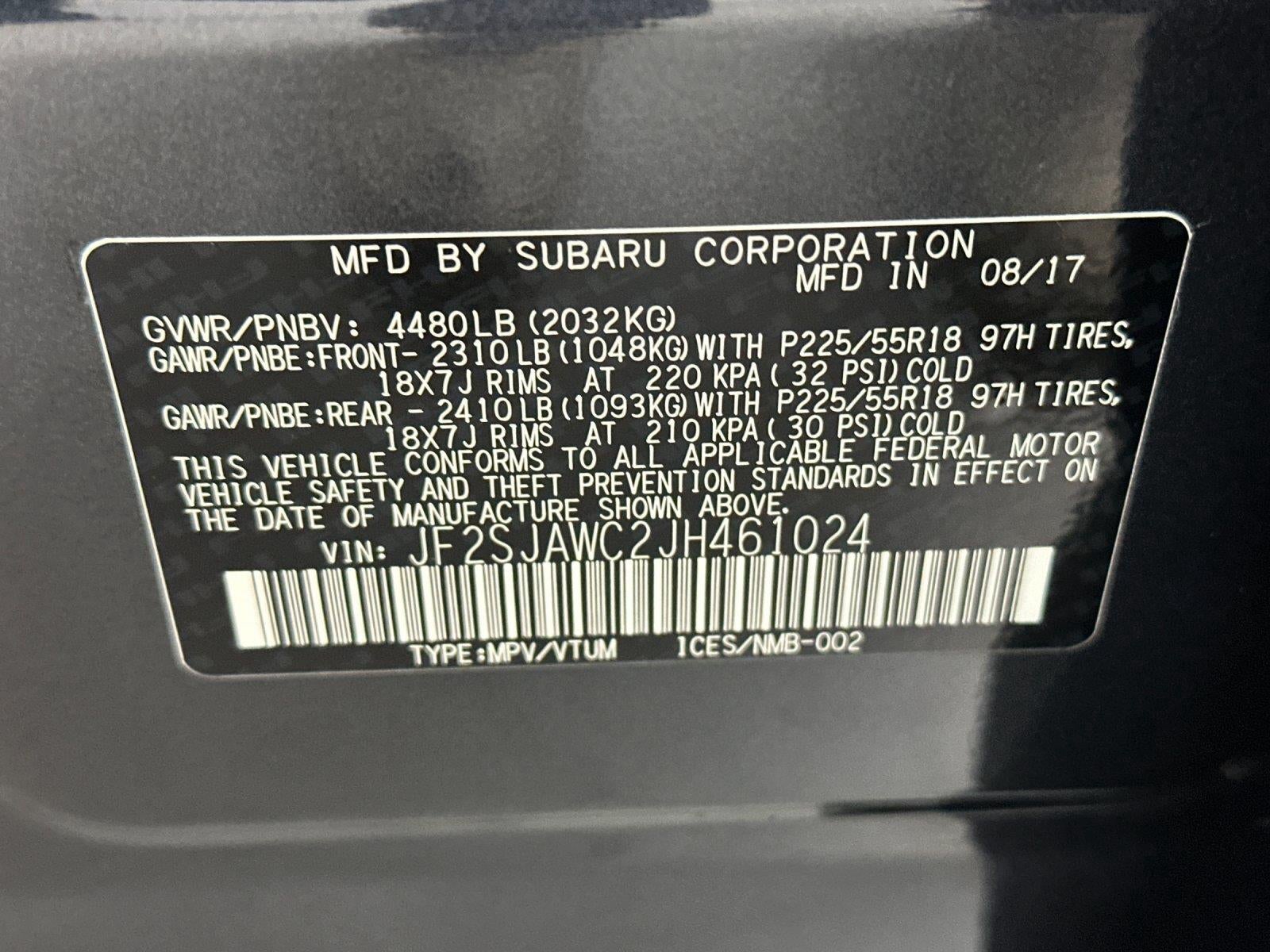 2018 Subaru Forester Touring