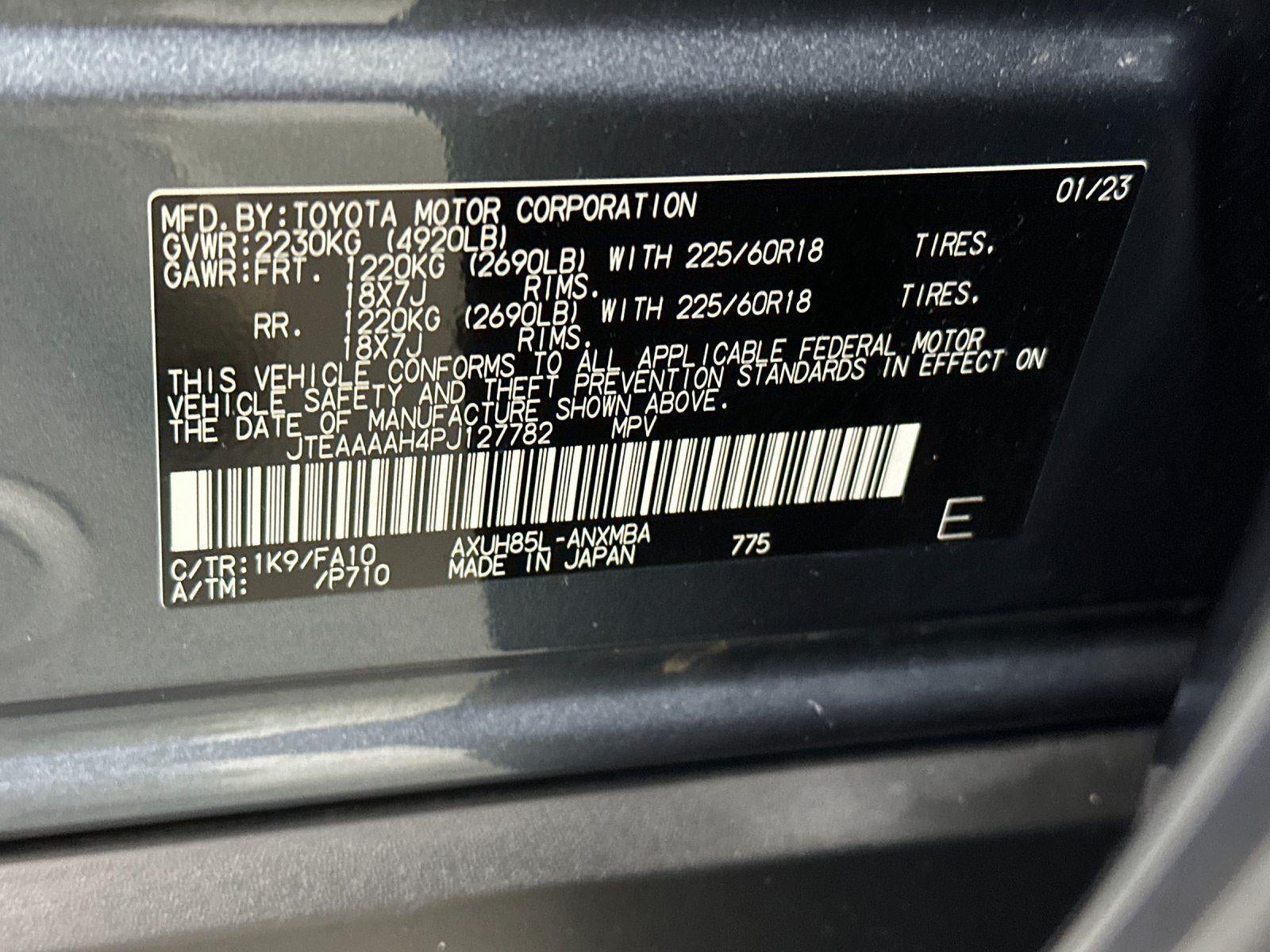 2023 Toyota Venza LE