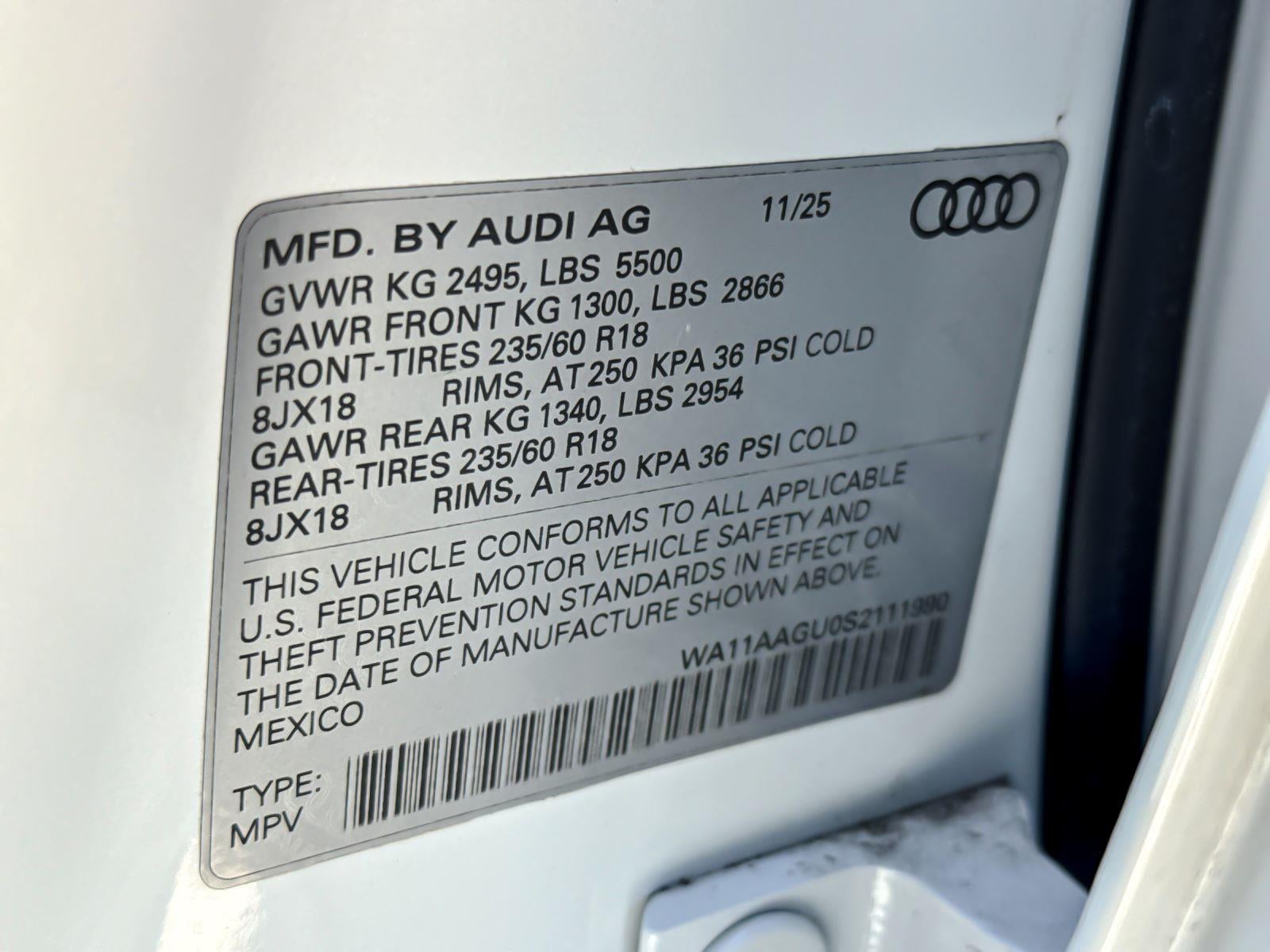 2025 Audi Q5 Premium