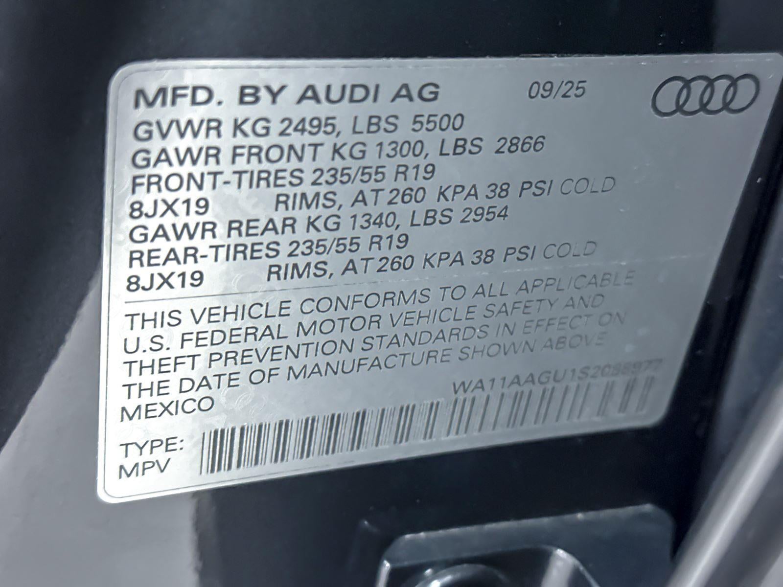 2025 Audi Q5 Premium