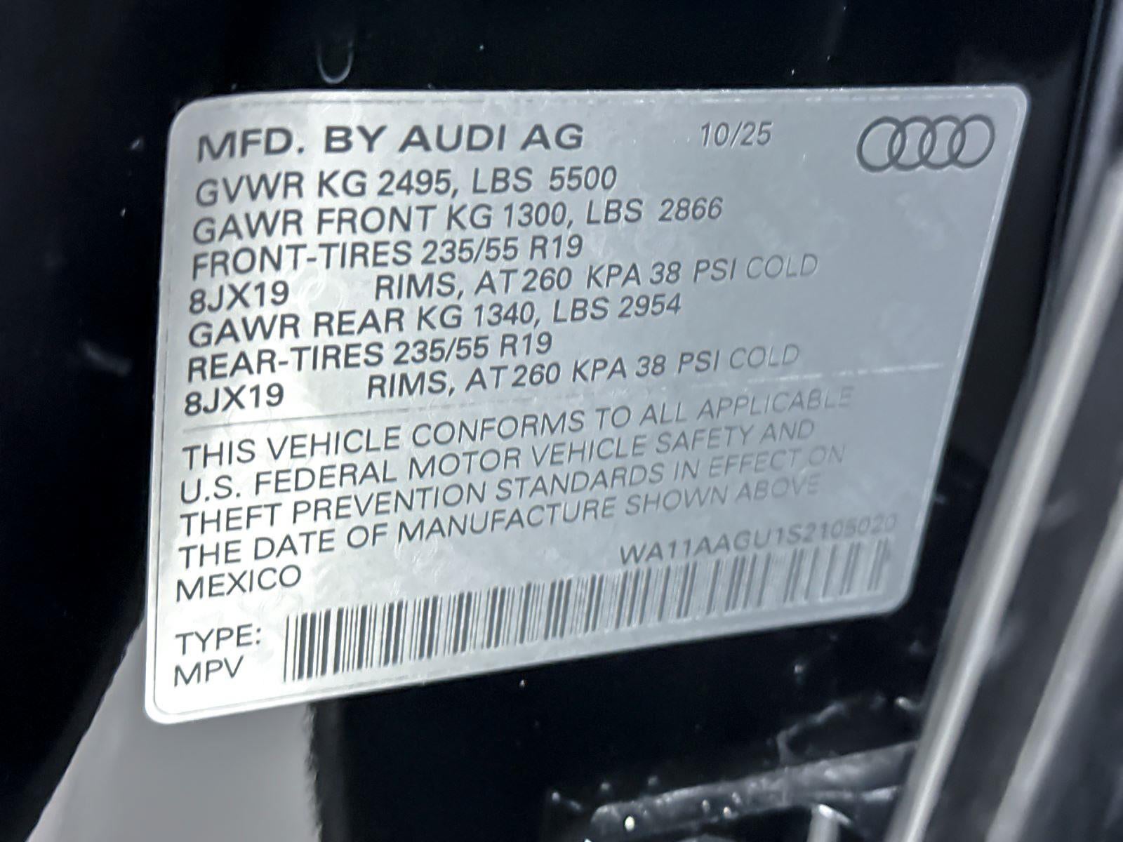 2025 Audi Q5 Premium