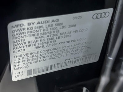 2025 Audi Q5 Premium