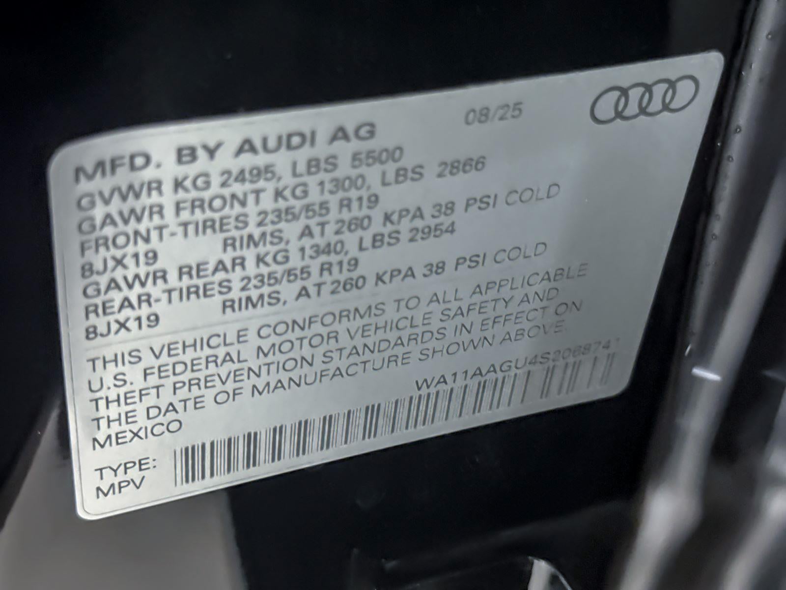 2025 Audi Q5 Premium