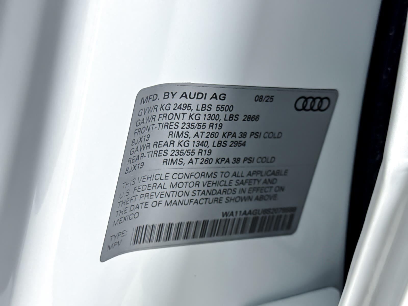 2025 Audi Q5 Premium