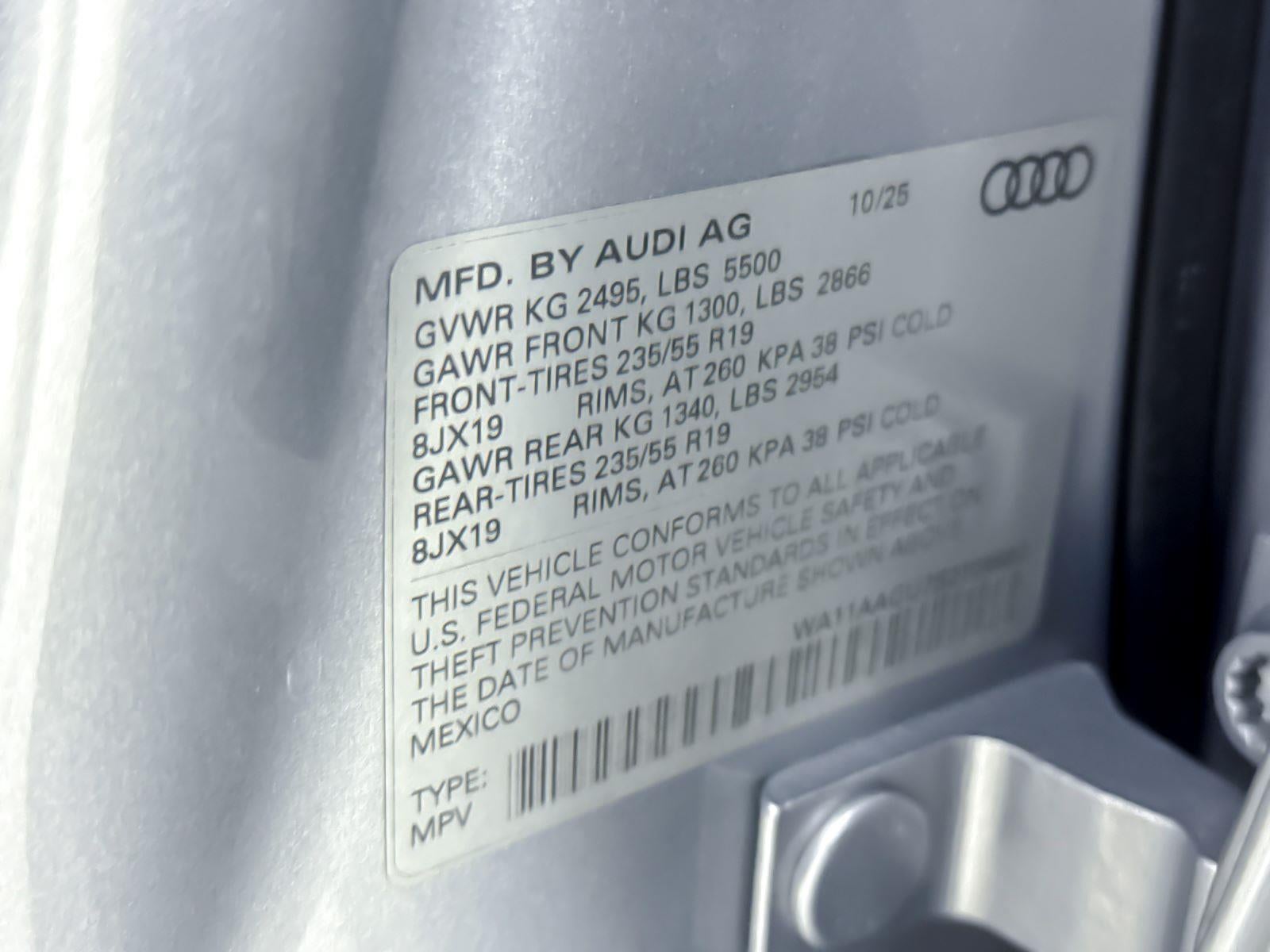 2025 Audi Q5 Premium