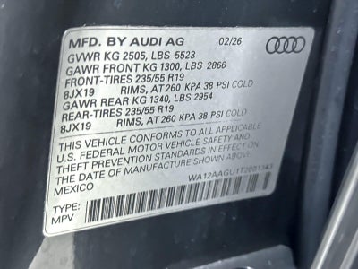 2026 Audi Q5 Premium Plus