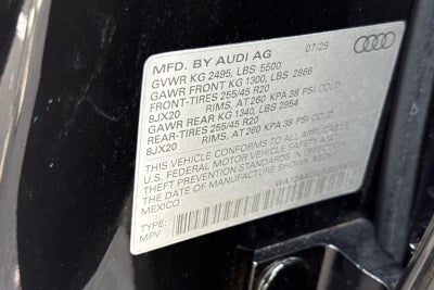 2025 Audi Q5 Premium Plus