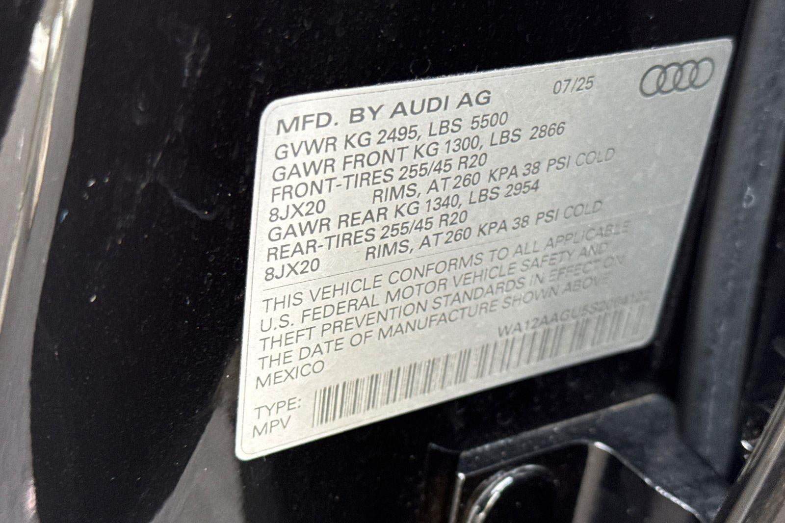 2025 Audi Q5 Premium Plus