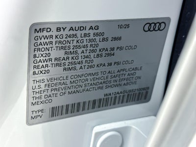 2025 Audi Q5 Premium Plus