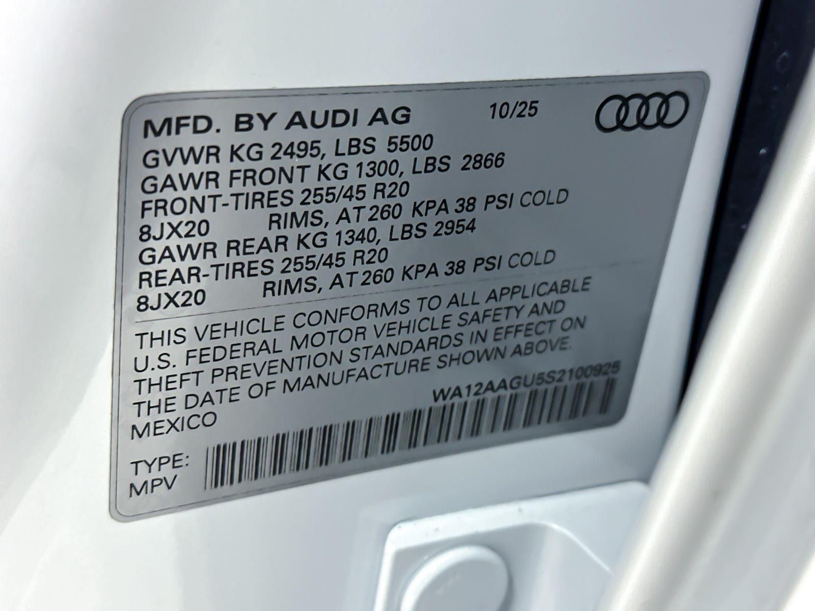 2025 Audi Q5 Premium Plus
