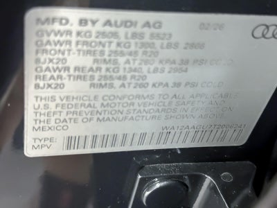 2026 Audi Q5 Premium Plus