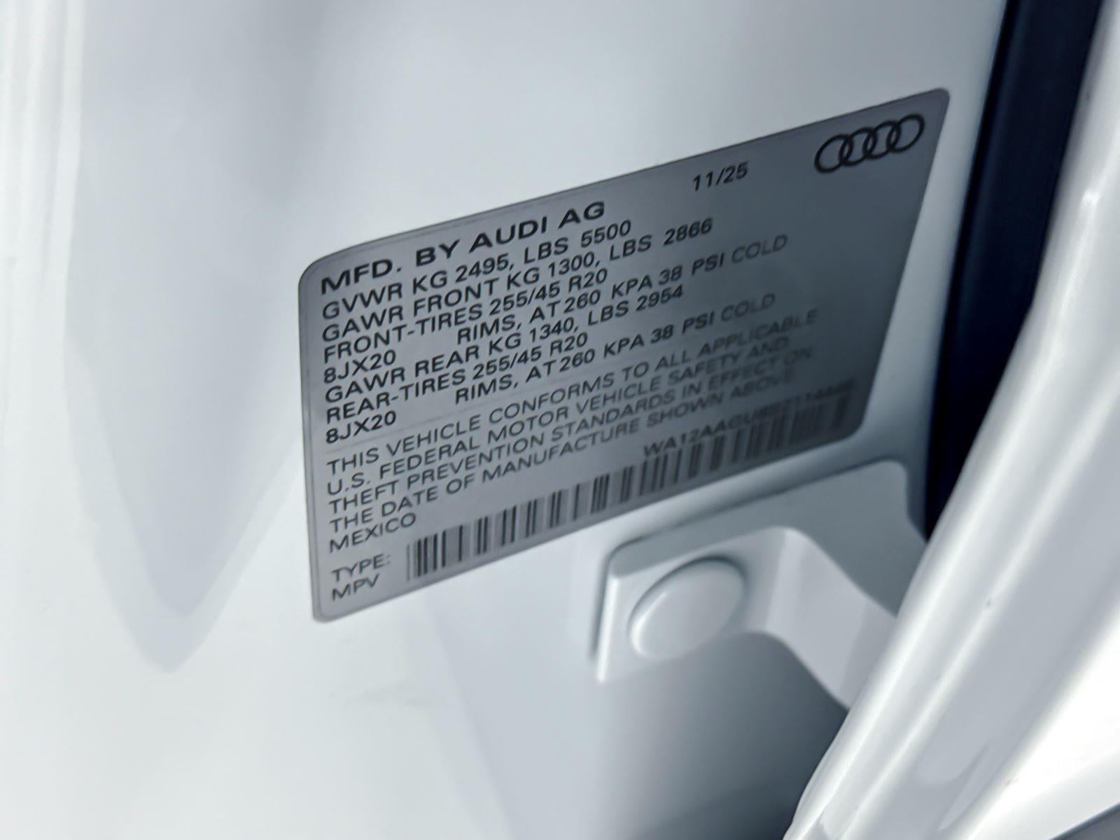 2025 Audi Q5 Premium Plus