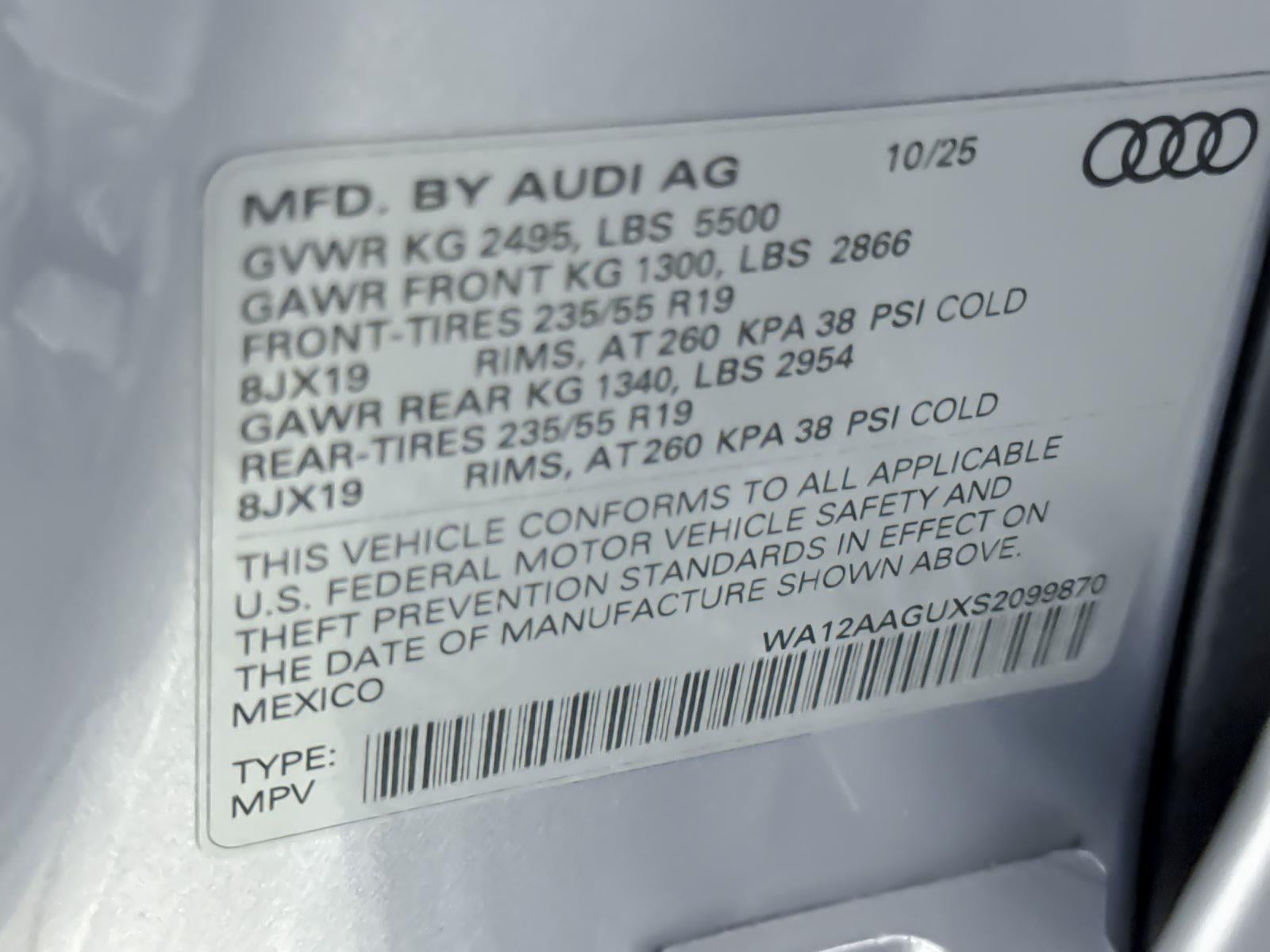 2025 Audi Q5 Premium Plus