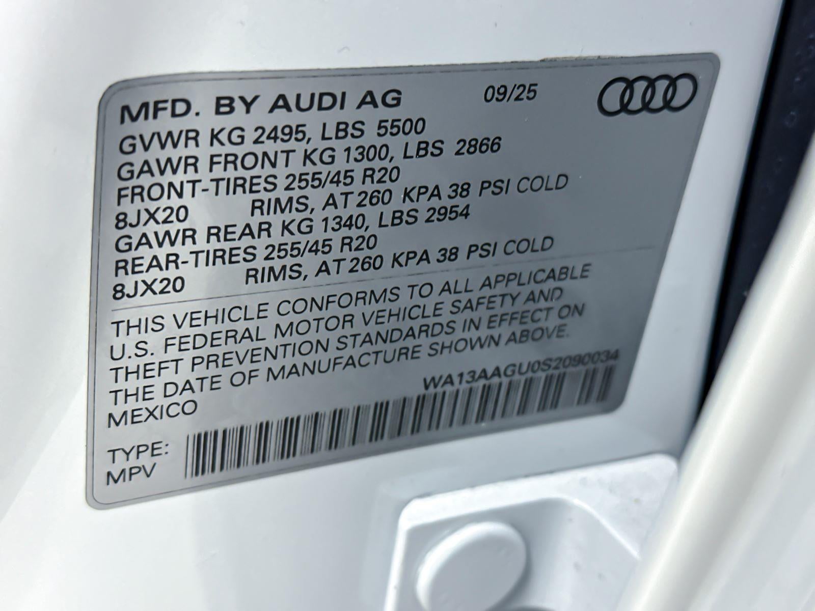 2025 Audi Q5 Prestige