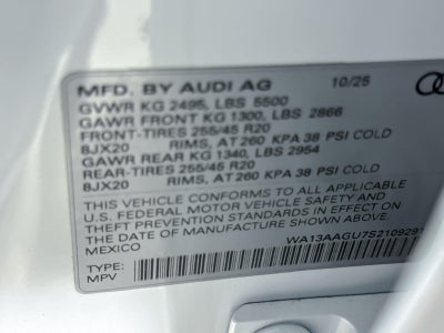 2025 Audi Q5 Prestige