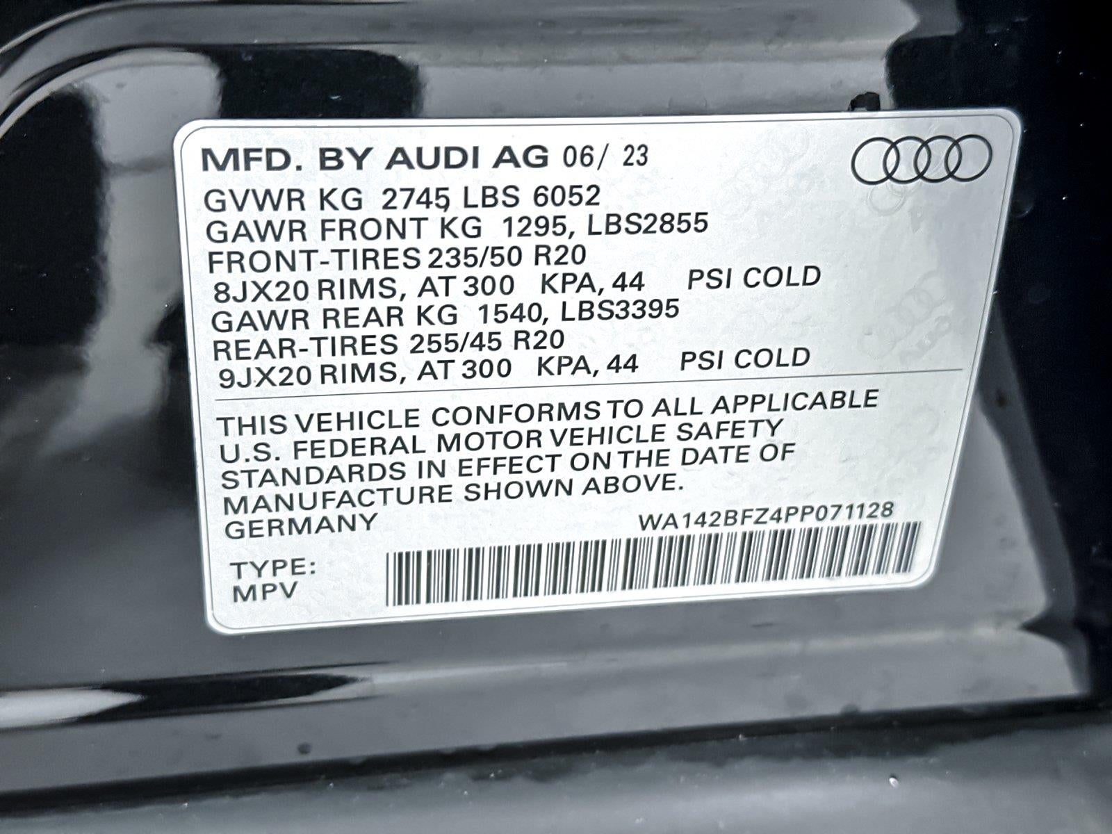 2023 Audi Q4 e-tron Sportback Prestige